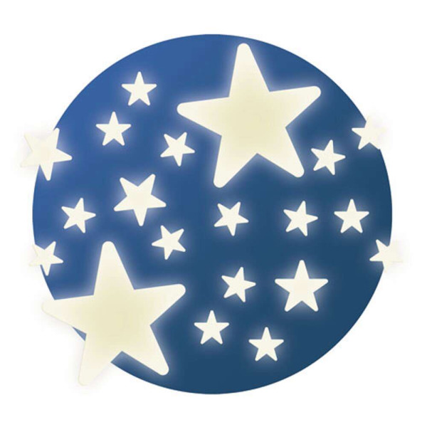 Djeco Αυτοκόλλητα Δωματίου Φωσφοριζέ Αστέρια 65 τεμ.