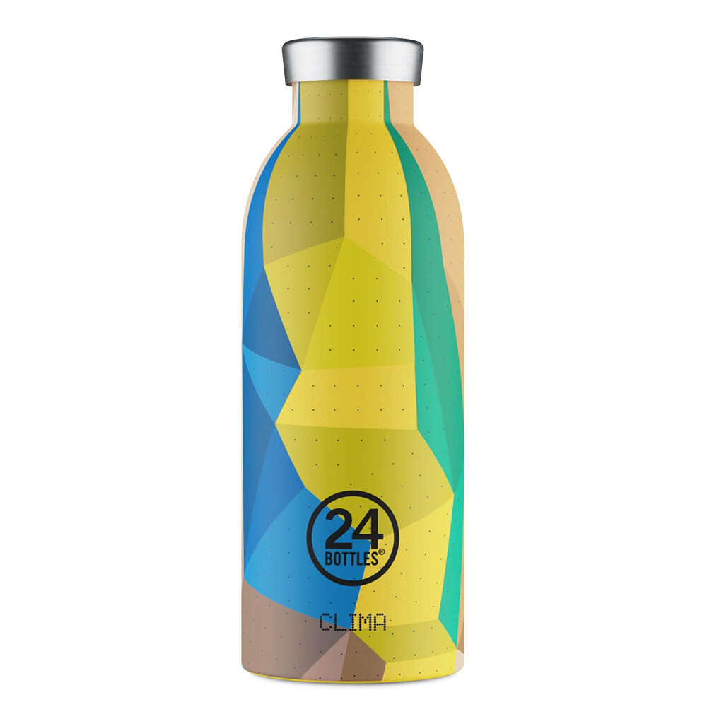 24Bottles Clima Bottle Ανοξείδωτο Μπουκάλι Θερμός 0.50lt (Yellow Vertigo)
