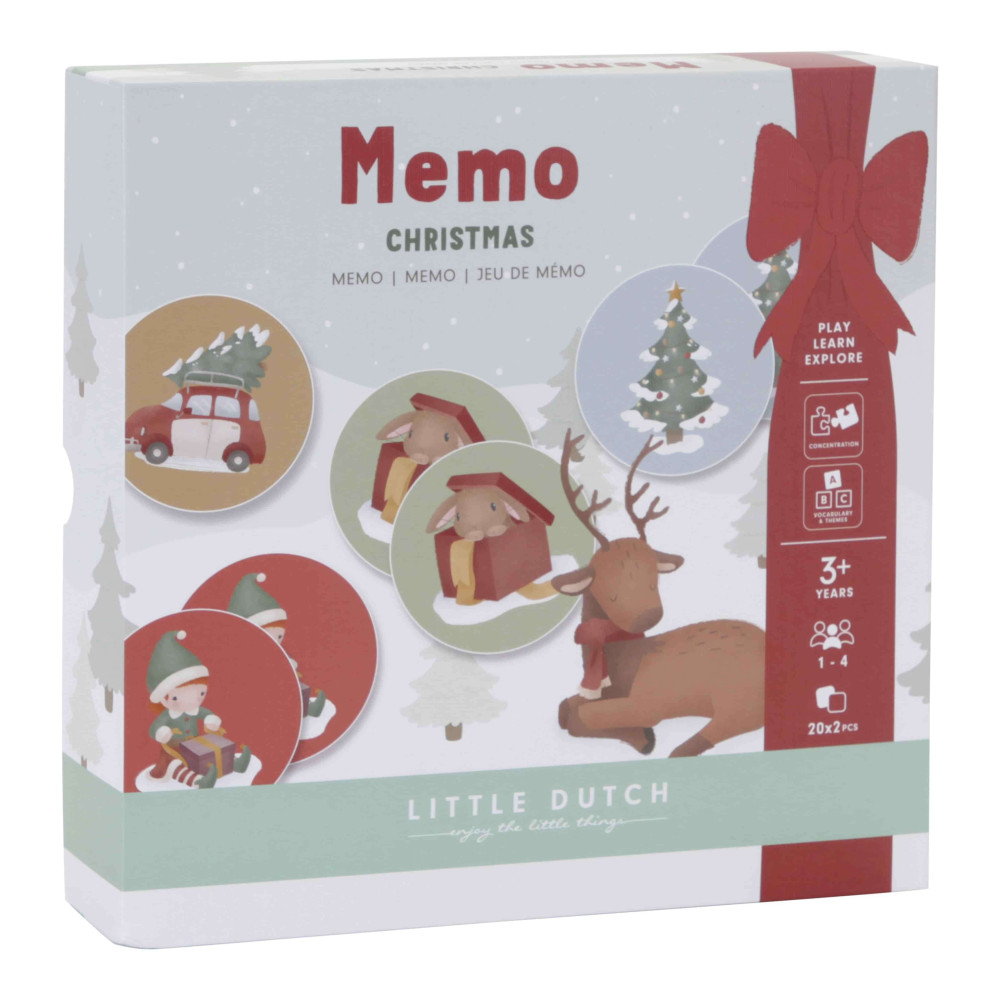 Little Dutch Παιχνίδι Μνήμης X-mas