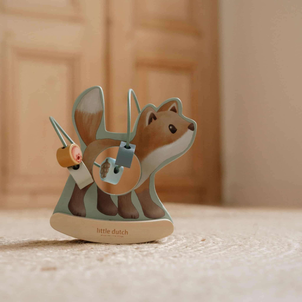 Little Dutch Ξύλινος Λαβύρινθος Ταλάντωσης Αλεπού Forest Friends