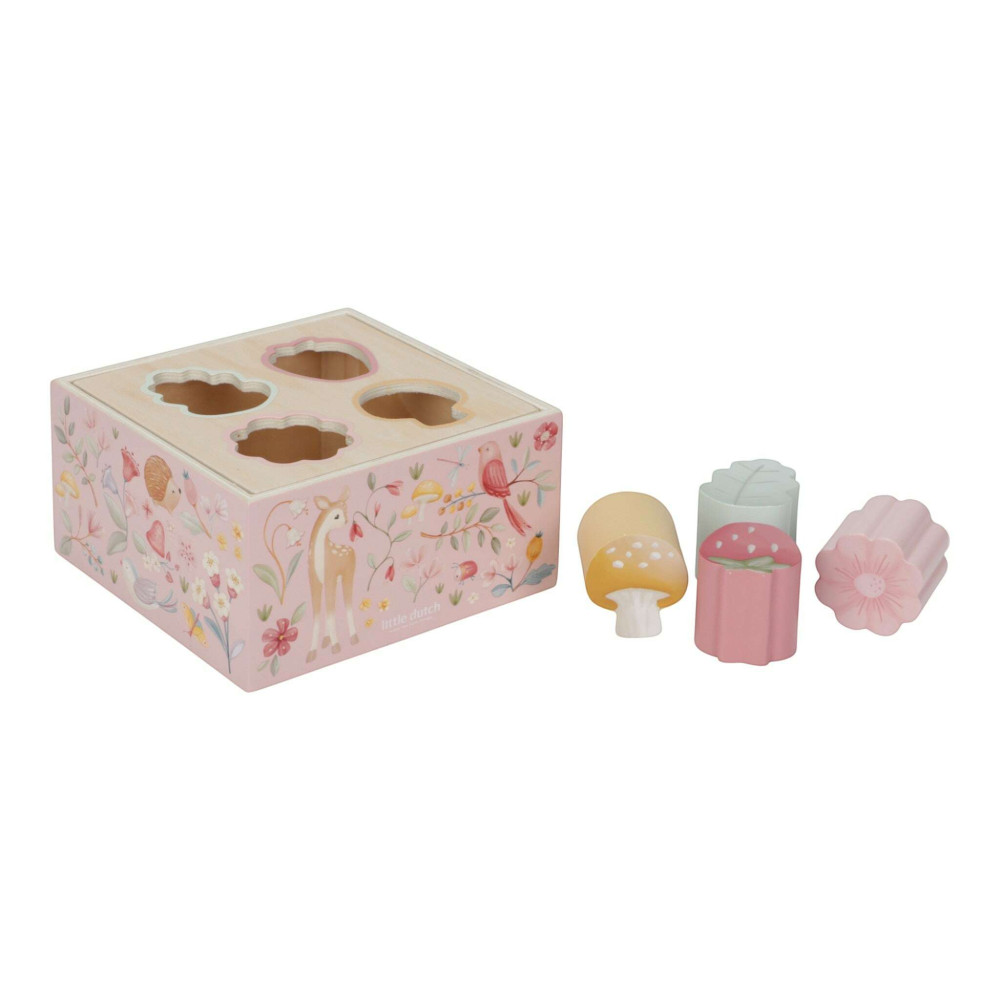 Little Dutch Ξύλινο Παιχνίδι Ταξινόμησης Σχημάτων Fairy Garden FSC