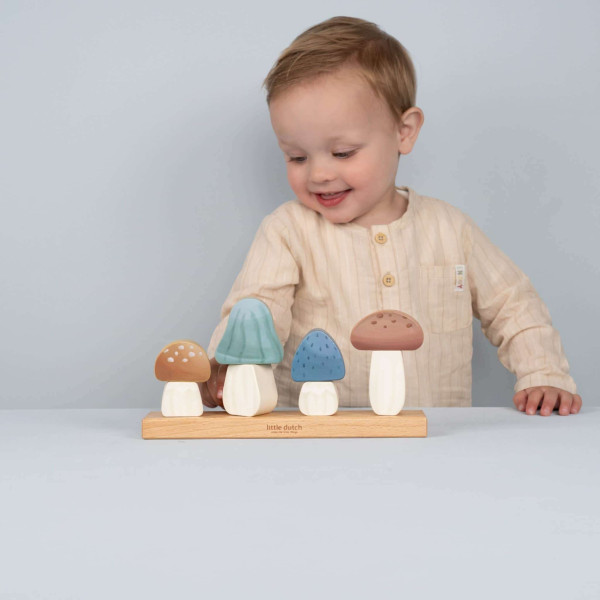 Little Dutch Ξύλινο Παιχνίδι Ταξινόμησης  Μανιτάρια Forest Friends FSC