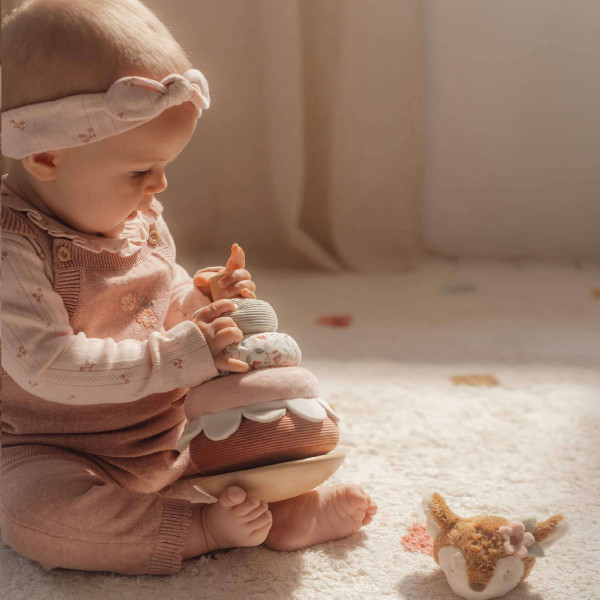 Little Dutch Πυραμίδα Ταξινόμησης  και Ταλάντωσης Fairy Garden FSC