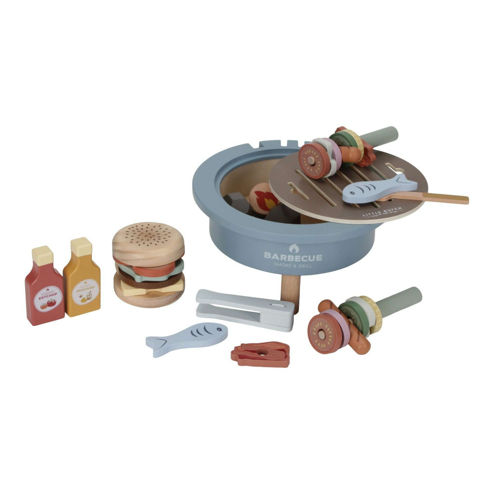 Little Dutch Ξύλινο σετ Παιχνιδιού Barbecue FSC