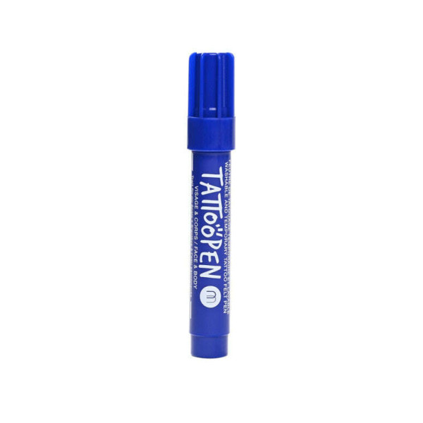 Nailmatic Μαρκαδόρος Δέρματος Tattoopen (Σκούρο Μπλε)