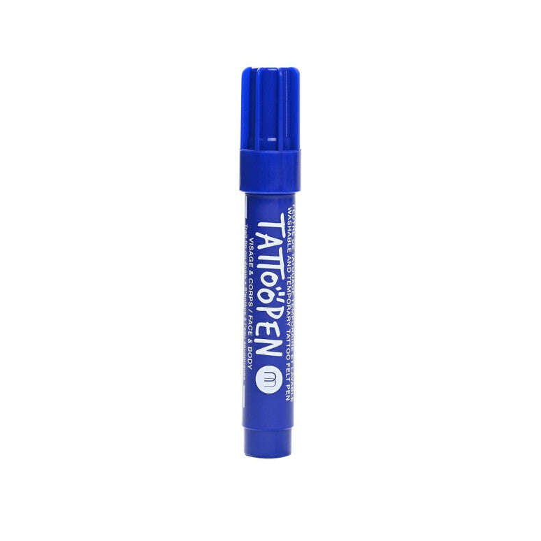 Nailmatic Μαρκαδόρος Δέρματος Tattoopen (Σκούρο Μπλε)