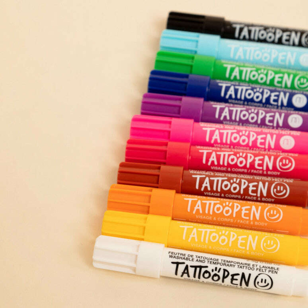 Nailmatic Μαρκαδόρος Δέρματος Tattoopen (Σκούρο Μπλε)