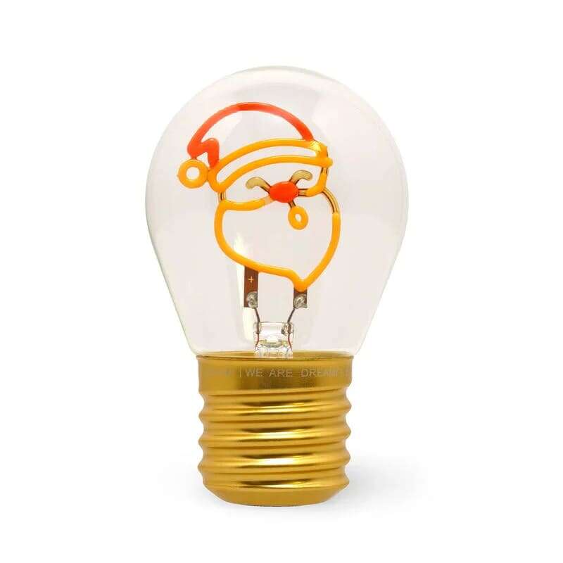 Legami Επιτραπέζιο φωτιστικό σε σχήμα λαμπτήρα - Bulb Fiction (Άγιος Βασίλης)