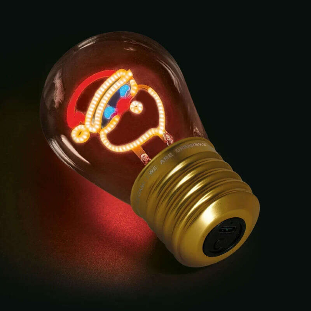 Legami Επιτραπέζιο φωτιστικό σε σχήμα λαμπτήρα - Bulb Fiction (Άγιος Βασίλης)