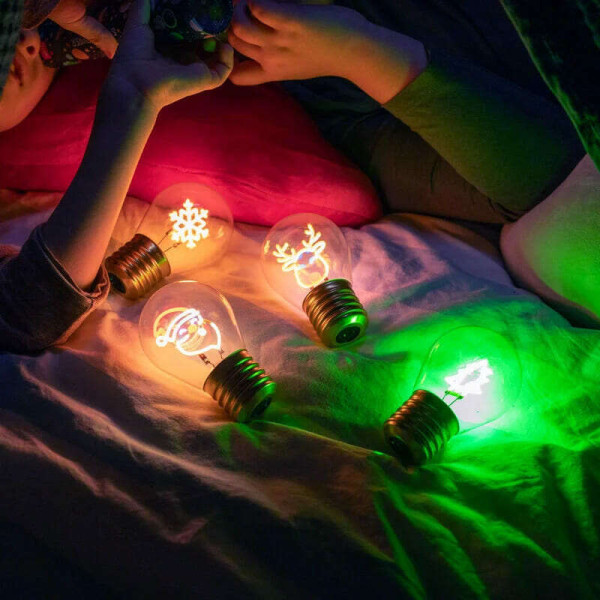 Legami Επιτραπέζιο φωτιστικό σε σχήμα λαμπτήρα - Bulb Fiction (Άγιος Βασίλης)