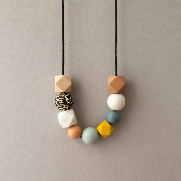 Nok Nok Κολιέ Οδοντοφυίας - Θηλασμού (Feeding my Leopard)