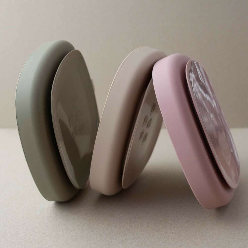 NokNok Εκπαιδευτικό Πιάτο Σιλικόνης Nino (Light Pink)