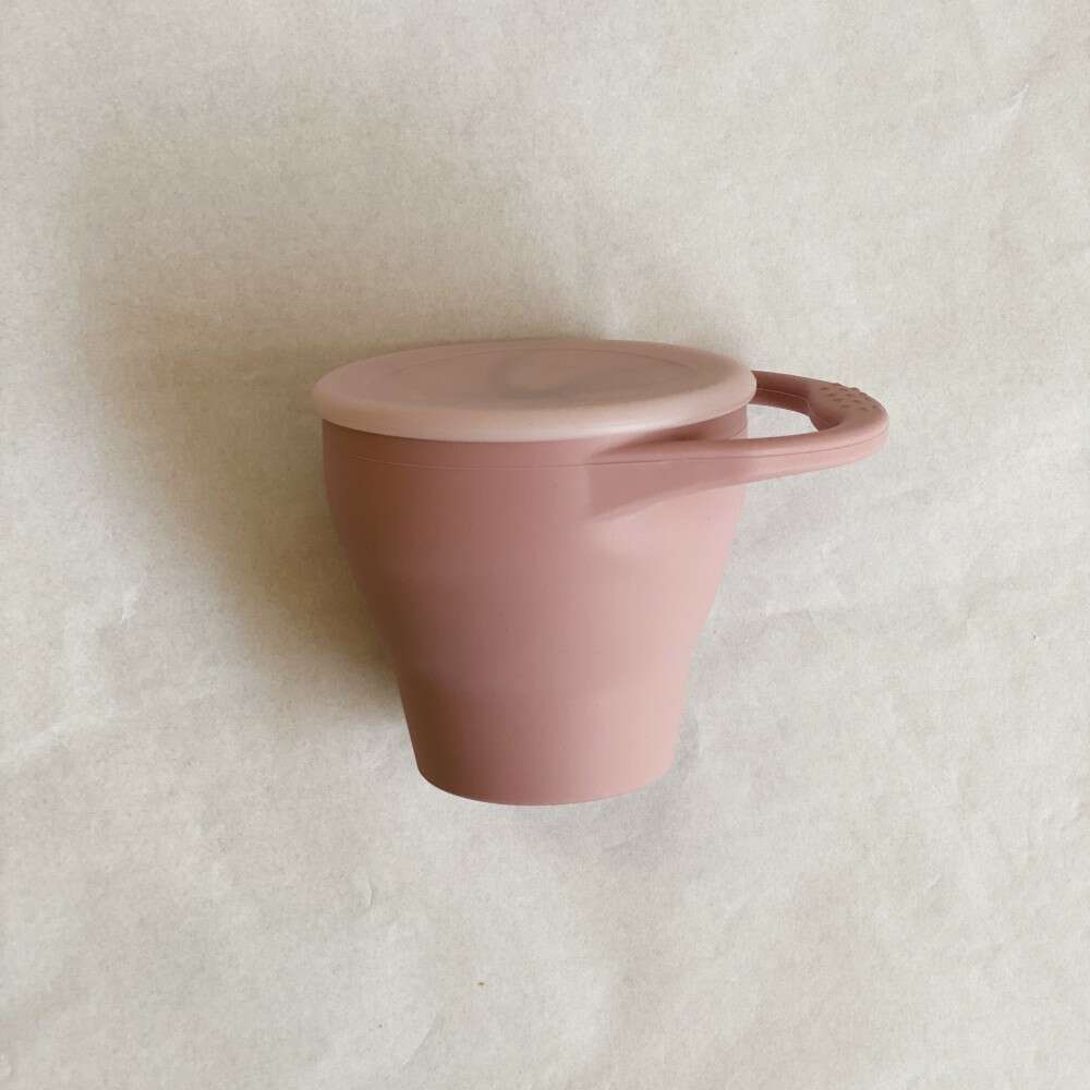 NokNok Αναδιπλούμενο Μπολάκι για Σνακ (Light Pink)