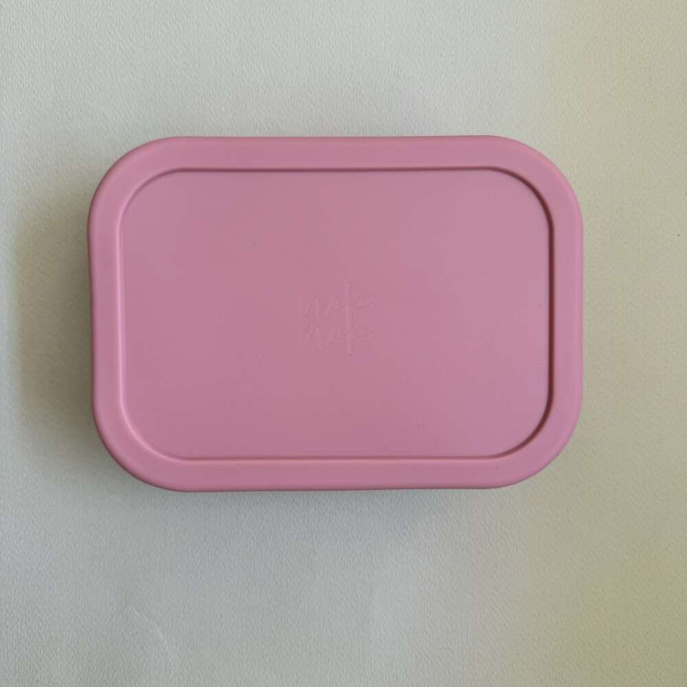 NokNok Φαγητοδοχείο Σιλικόνης με 3 χωρίσματα 800ml (Watermelon)