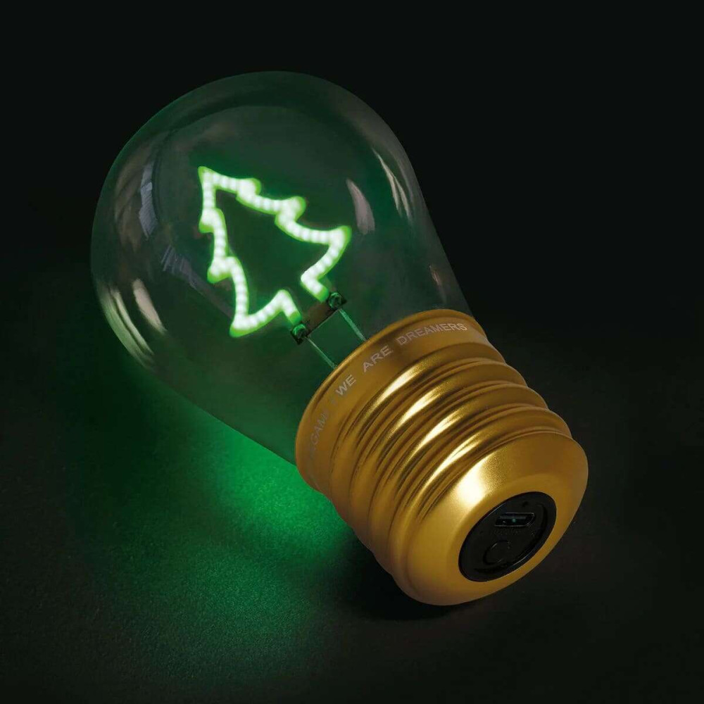 Legami Επιτραπέζιο φωτιστικό σε σχήμα λαμπτήρα - Bulb Fiction (Xmas Tree)