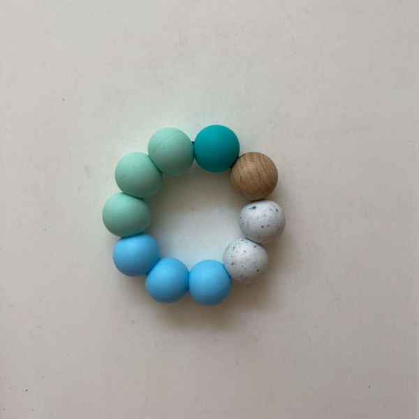 Nok Nok Μασητικό από Χάντρες Σιλικόνης (Baby on The Beach)