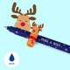 Legami EPSETKIT9 Σετ με 3 Erasable Gel Pens 0.7mm - Naughty or Nice