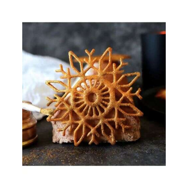 Scrap Cooking Ματ σιλικόνης με καλούπια "Χιονονιφάδες"