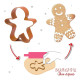 Scrap Cooking Σετ παρασκευής μπισκότων Gingerman