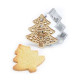 Scrap Cooking Ξύλινη σφραγίδα μπισκότων και Κουπ-Πατ (Xmas Tree)