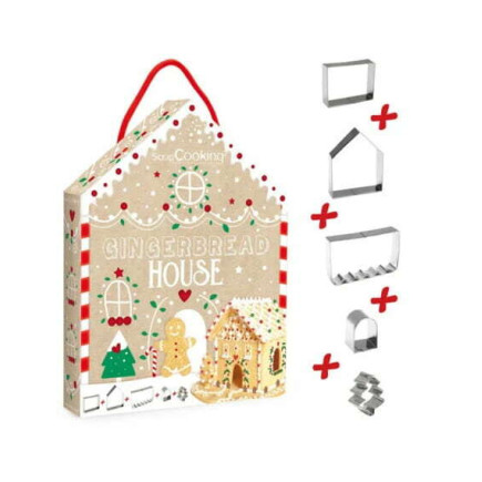 Scrap Cooking Κιτ παρασκευής για σπιτάκι Gingerbread
