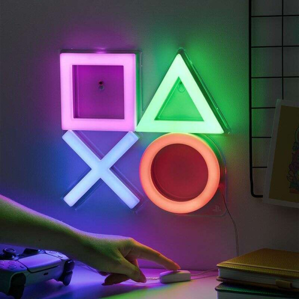Paladone PlayStation Led Neon Επιτοίχιο Φωτιστικό (PP13130PSVN)