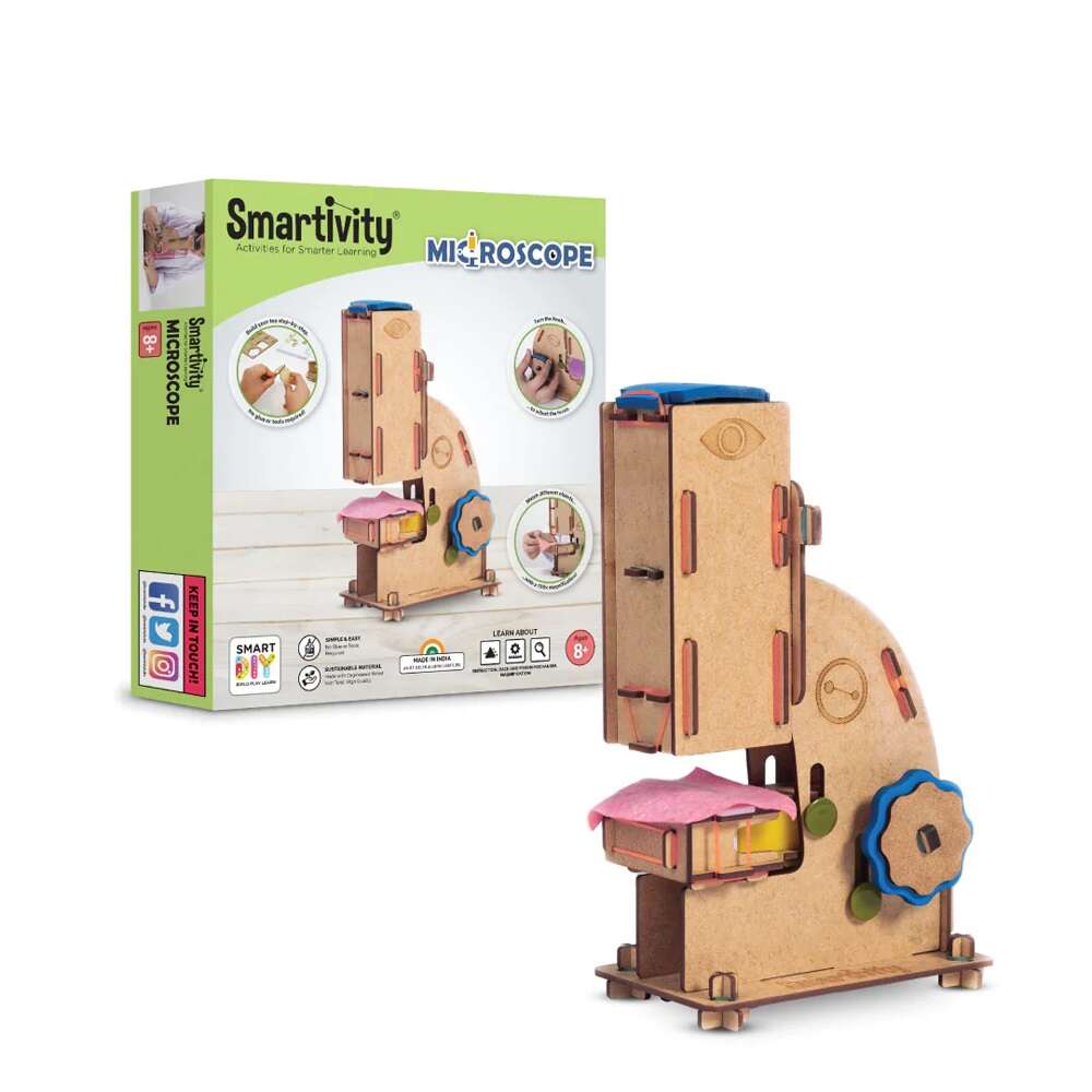 Smartivity DIY Κατασκευή Μικροσκόπιο Μεγέθυνση x100