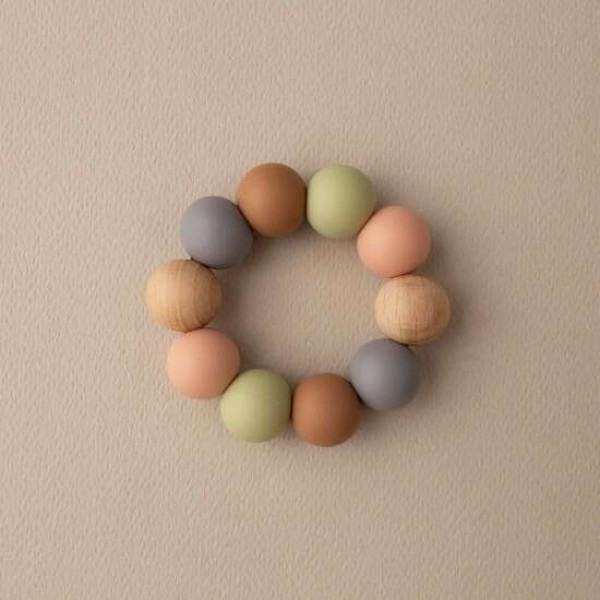 Nok Nok Μασητικό από Χάντρες Σιλικόνης (Early Spring)