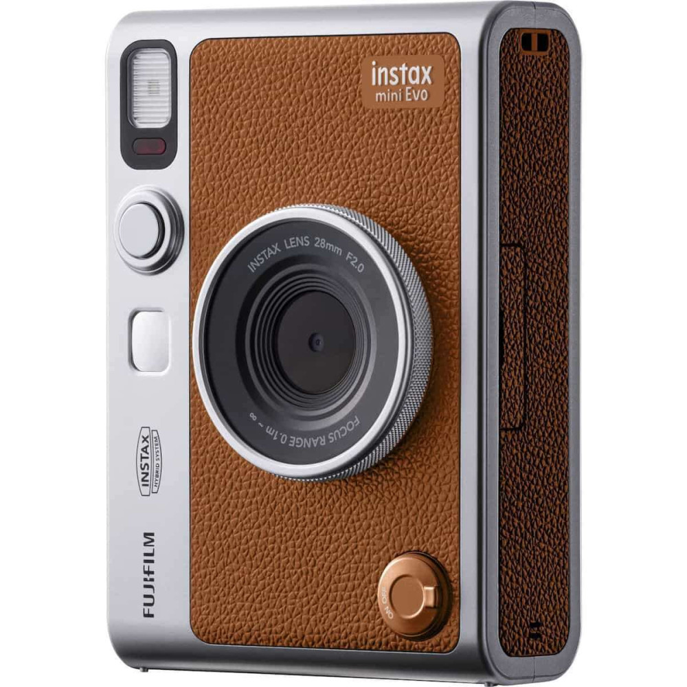 Fujifilm Instax Mini Evo Φωτογραφική Μηχανή (Brown)