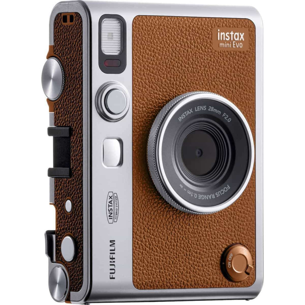 Fujifilm Instax Mini Evo Φωτογραφική Μηχανή (Brown)