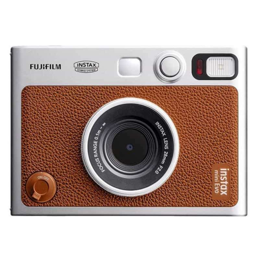 Fujifilm Instax Mini Evo Φωτογραφική Μηχανή (Brown)