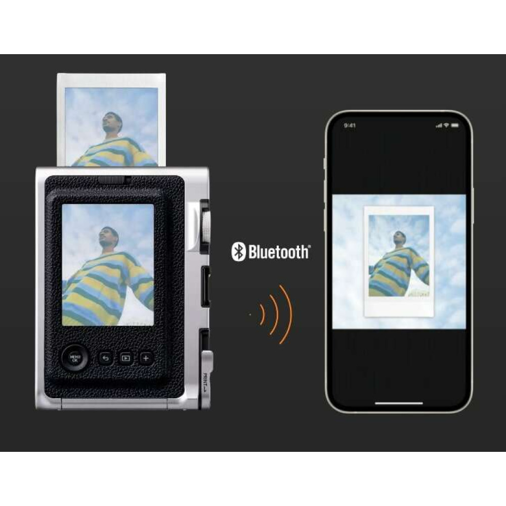 Fujifilm Instax Mini Evo Φωτογραφική Μηχανή (Brown)