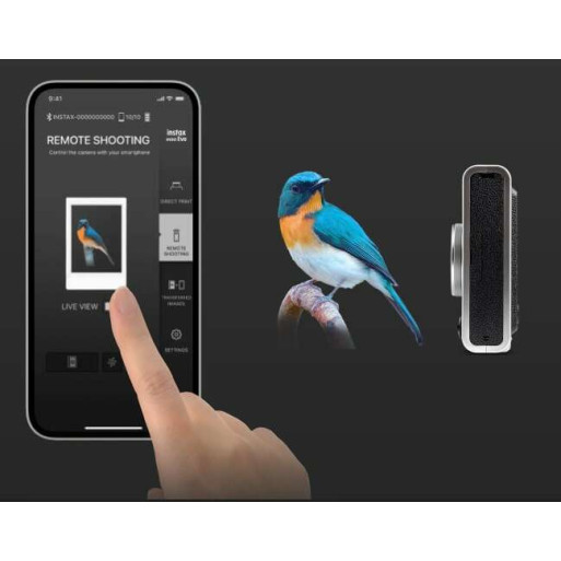 Fujifilm Instax Mini Evo Φωτογραφική Μηχανή (Black)