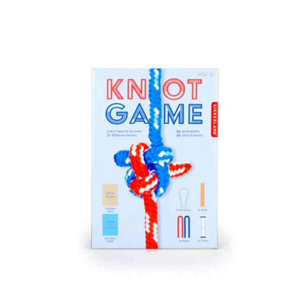 Kikkerland Knot Game - Μάθετε πώς να δένετε 20 σύνθετους κόμπους