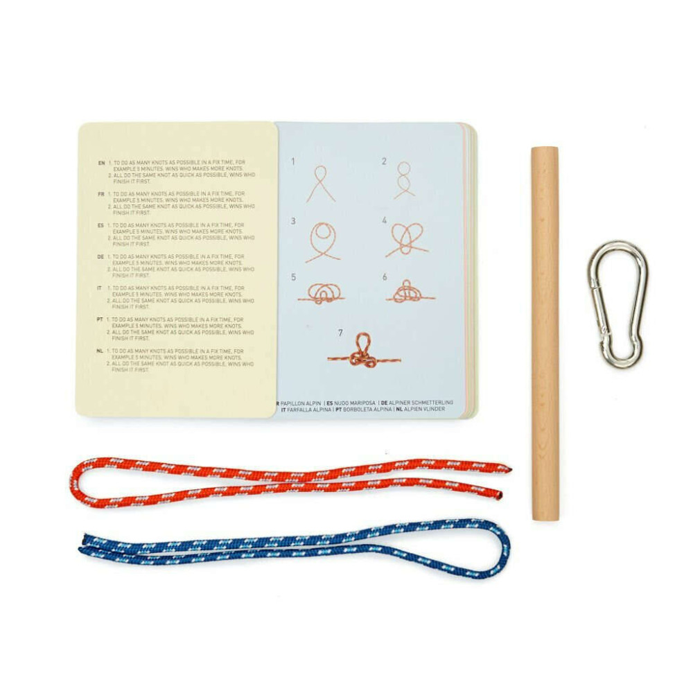 Kikkerland Knot Game - Μάθετε πώς να δένετε 20 σύνθετους κόμπους