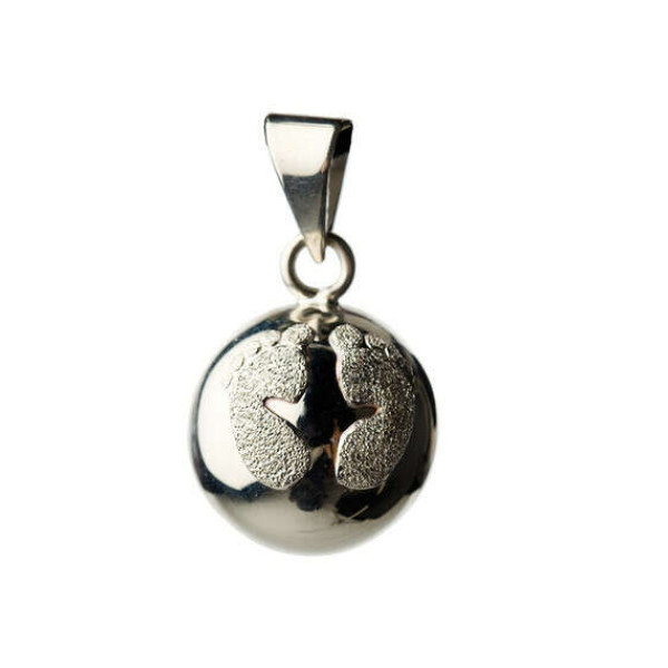 Bola Μελωδικό Μενταγιόν εγκυμοσύνης - Glitter πατουσάκια