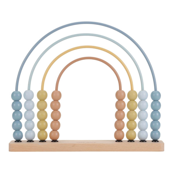 Little Dutch Αριθμητήριο Ουράνιο Τόξο Forest Friends FSC (γαλάζιο)