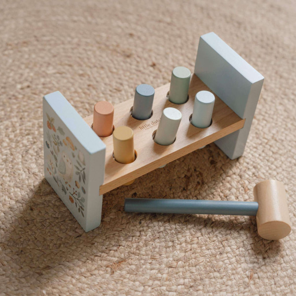 Little Dutch Ξύλινο Παιχνίδι Αντιστοίχισης με Σφυρί Forest Friends FSC