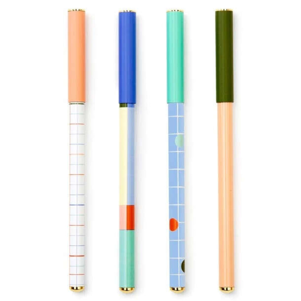 Kikkerland Inkerie Σετ με 4 Ballpoint Pens