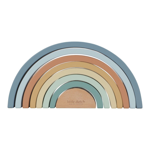 Little Dutch Ξύλινο Τρισδιάστατο Ουράνιο Τόξο Forest Friends FSC