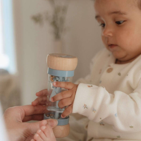 Little Dutch Ξύλινη Κουδουνίστρα με Ήχο Βροχής Forest Friends FSC