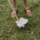 Little Dutch  Ξύλινη Τρεχαλίτσα Πεταλούδα με Κοντάρι Fairy Garden FSC