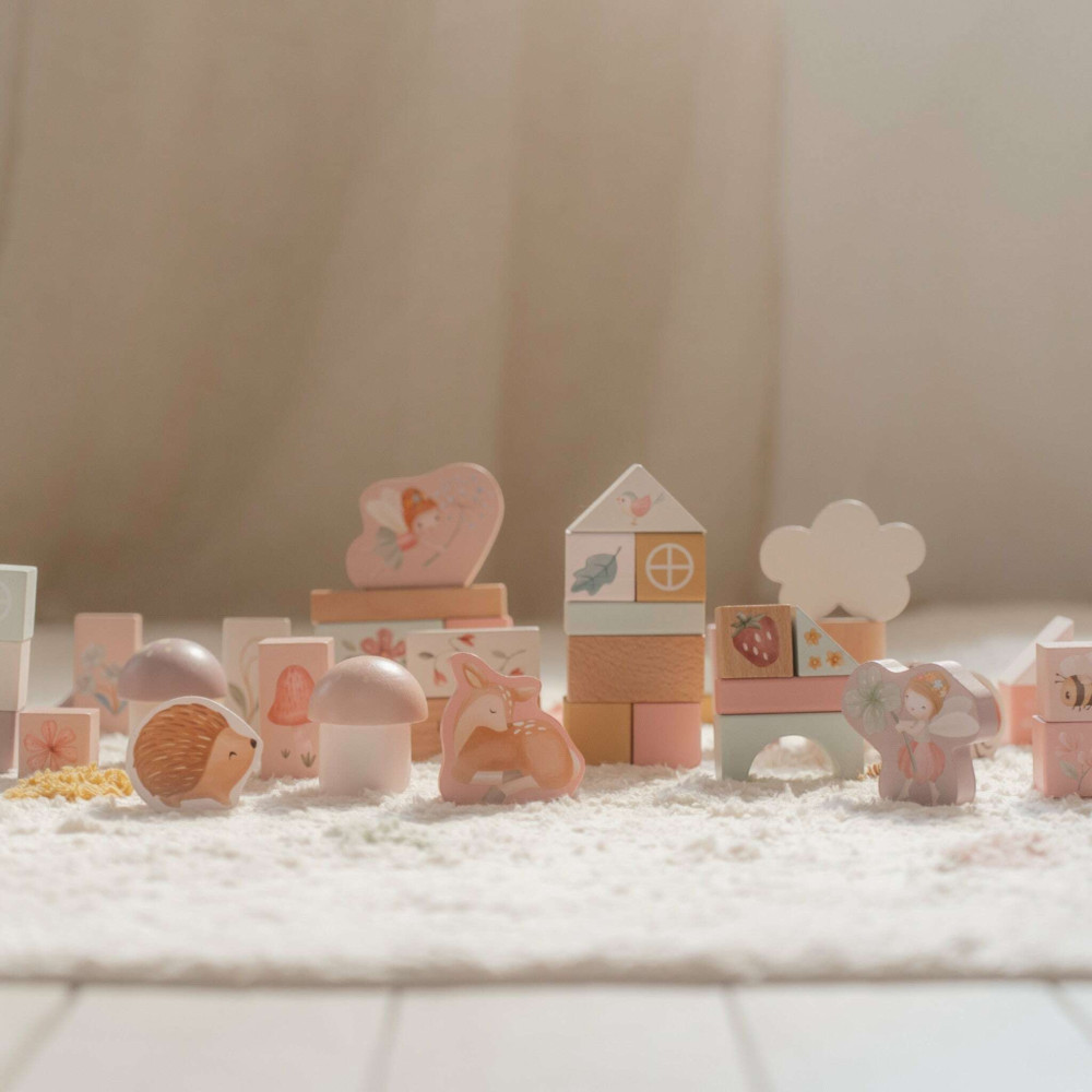 Little Dutch Σετ Ξύλινα Τουβλάκια Fairy Garden FSC