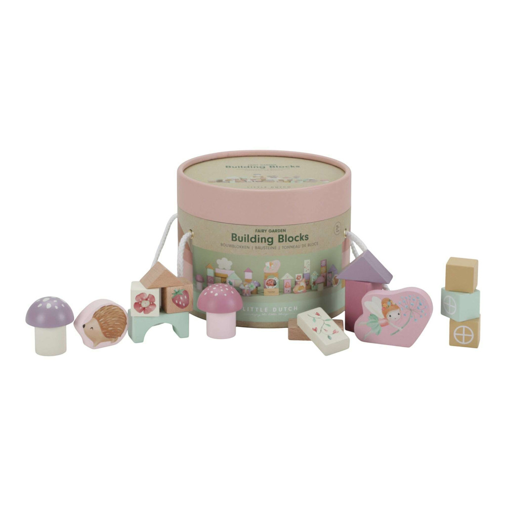 Little Dutch Σετ Ξύλινα Τουβλάκια Fairy Garden FSC