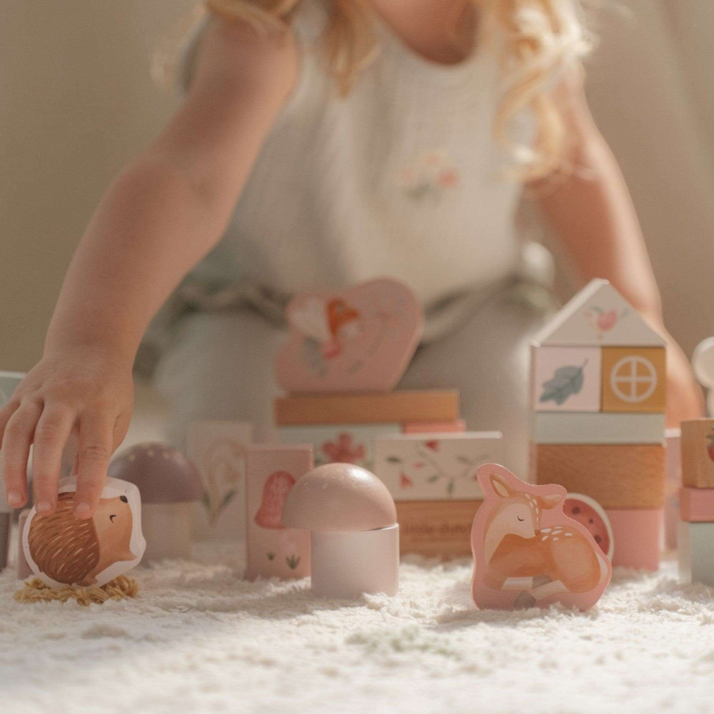 Little Dutch Σετ Ξύλινα Τουβλάκια Fairy Garden FSC