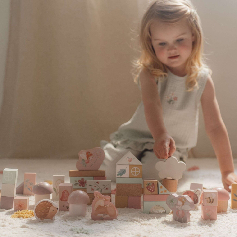 Little Dutch Σετ Ξύλινα Τουβλάκια Fairy Garden FSC