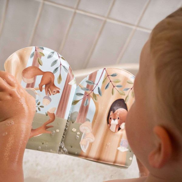 Little Dutch Βιβλιαράκι Μπάνιου Forest Friends - Colour Change