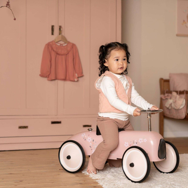 Little Dutch Αυτοκίνητο Retro Ride-on Ροζ