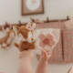 Little Dutch Υφασμάτινη Κουδουνίστρα Ελαφάκι με Κρίκο Fairy Garden GRS