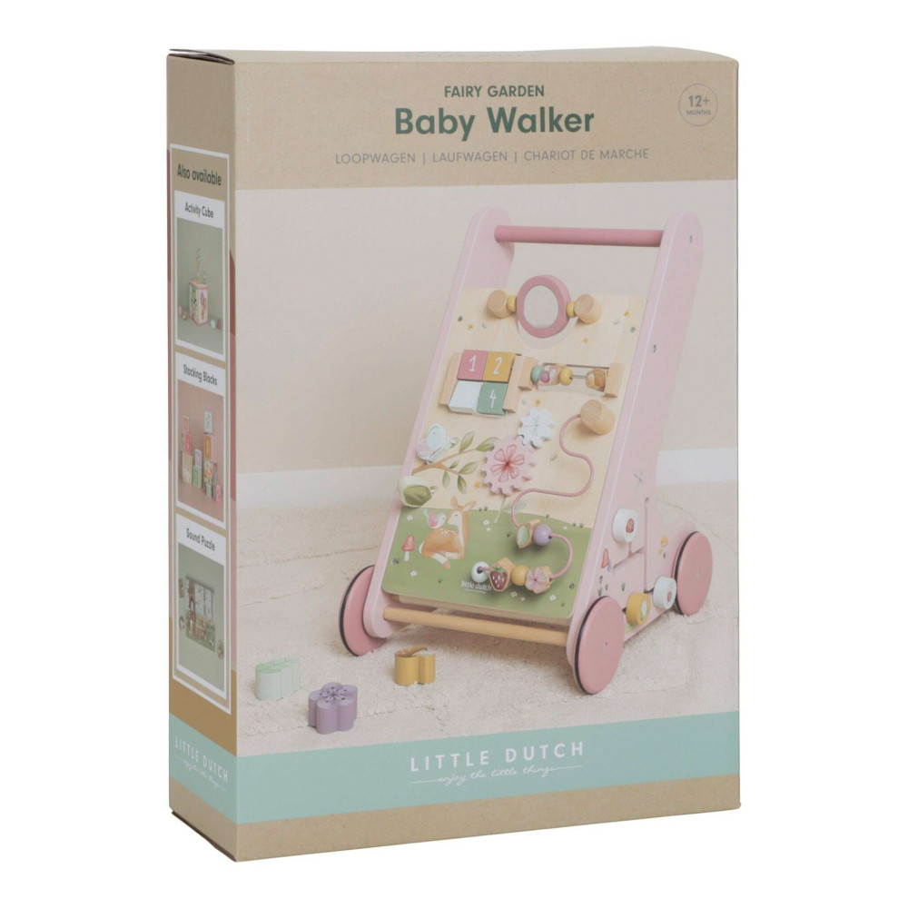 Little Dutch Καρότσι-Περπατήστρα Δραστηριοτήτων Fairy Garden FSC